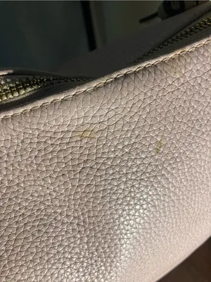 Michael Kors pebbled leather Women's Blush Pink Tote Bag with Tan Straps thumbnail 2