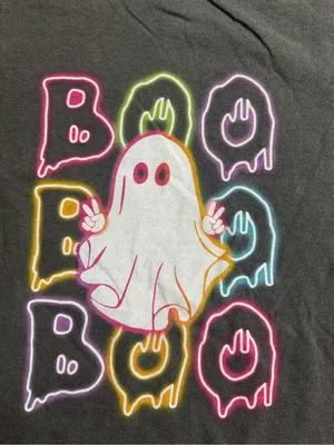 Comfort Colors Pepper Tee with Neon Ghost Graphic thumbnail 4