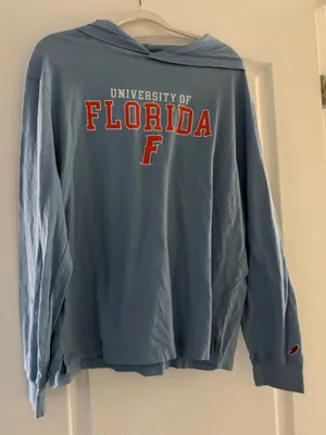 University of Florida Light Blue Hooded Long-Sleeve Tee thumbnail 1