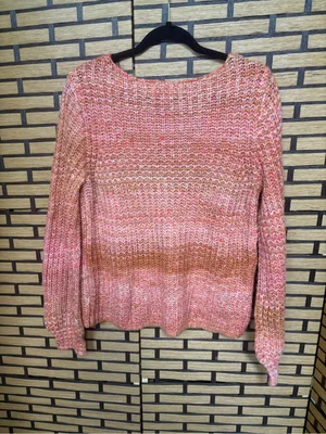 Loft Orange sweater size medium thumbnail 2