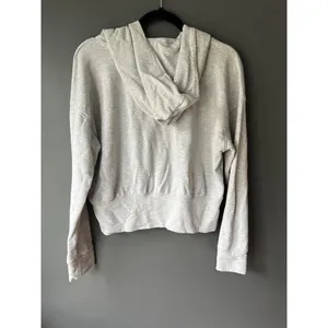 Aerie Offline Size Small Cropped Grey Hoodie Sweatshirt thumbnail 2