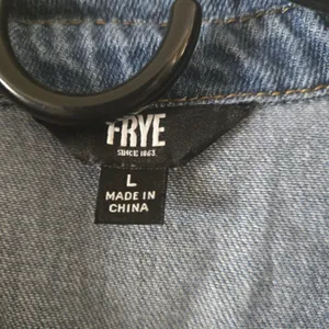 Frye Denim Shirt Dress Womens L Blue Cotton Button Tie Waist Western Belted thumbnail 4