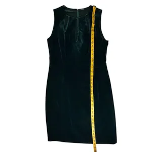 Elie Tahari Green Velvet Sheath‎ Dress Size 8 Holiday Party Christmas Cocktail thumbnail 8