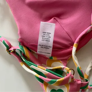 Kenny Flowers Pink and Green Floral Bikini thumbnail 8
