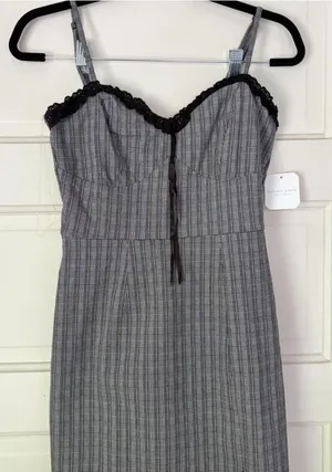 Altar'd State Women's Grey and Black Dress thumbnail 1