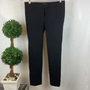 Juicy Couture Black Straight Leg Ankle Length Trouser Pants 4 thumbnail 3