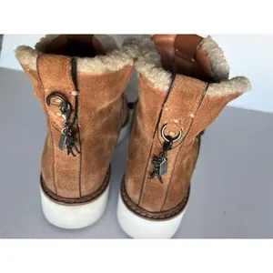 Coach Bootie Urban Hiker Shearling Suede Boot 6.5 Chestnut thumbnail 7