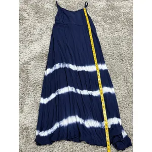 Torrid Navy Tie Dye Lace Up Back Maxi Dress Womens Plus Size 1 1X Boho Sundress thumbnail 10