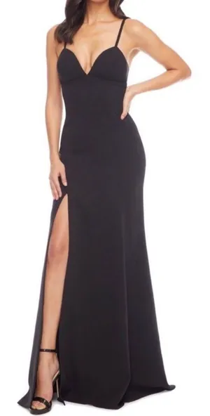 Dress the Population Black Mermaid Gown thumbnail 1