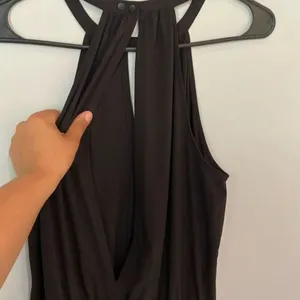 Athleta Black Sol Wide Leg Romper Jumpsuit Sz 2 #416636 N0525 #784 thumbnail 9