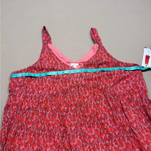 Joie Limited Edition V-Neck Ladies Maxi Tiered Skirt Red Dress thumbnail 8