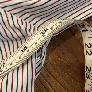 J.Crew striped embroidered tie front blouse size M thumbnail 10