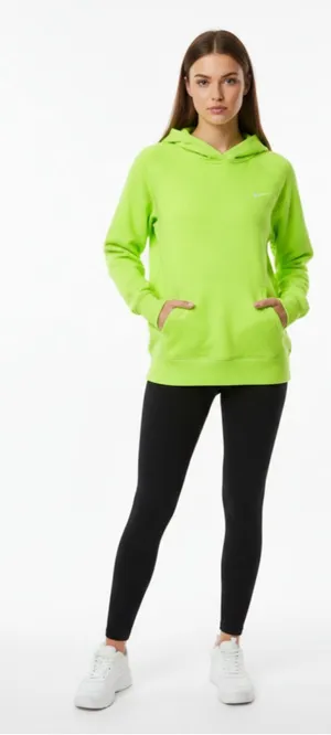 Nike Neon Green Therma-Fit Hoodie Size M (19” PTP) thumbnail 1