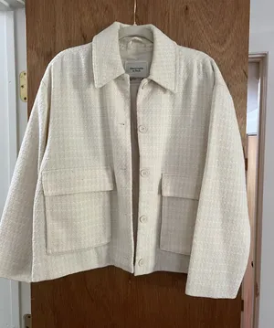 Abercrombie and fitch woven cropped jacket thumbnail 1
