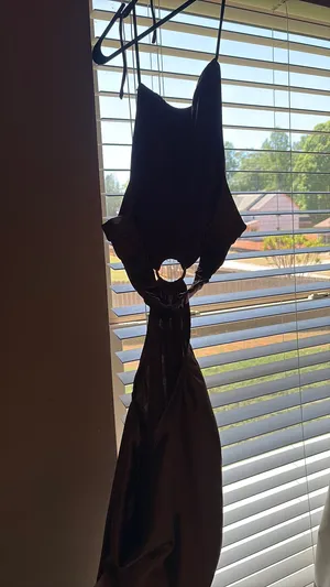 Brown satin dress better be  thumbnail 4