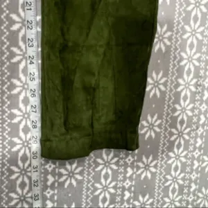Lovers + Friends Lilith Pants High‎ Waist Faux Suede Green XXS Quiet Luxury Fall thumbnail 11