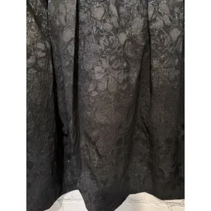 DKNYC Black Shiny Pleated Mini Skirt Size XL thumbnail 2