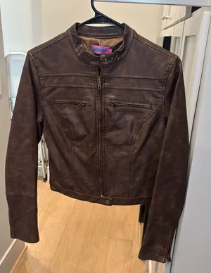 Edikted faux leather jacket thumbnail 1