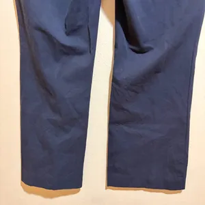 Anthropologie Size 8 The Essential Flare Dress Pants Trousers Navy Blue thumbnail 9