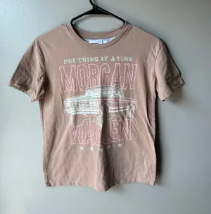 Morgan Wallen Graphic Country Concert Tee Tan XS thumbnail 1