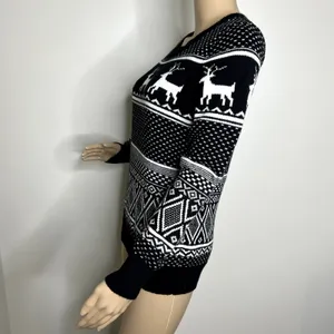 Old Navy Reindeer Faire Isle Crewneck Sweater thumbnail 2