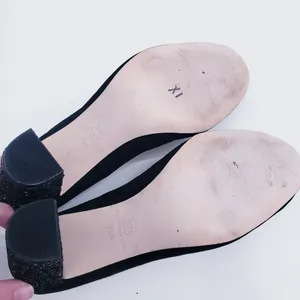 Ann Taylor Glitter Chunky Round Toe Heels thumbnail 7