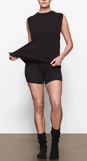 SKIMS NWT Boyfriend Boxer in Onyx size S thumbnail 1