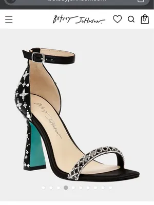 Betsey Johnson Dean Black Heels thumbnail 2