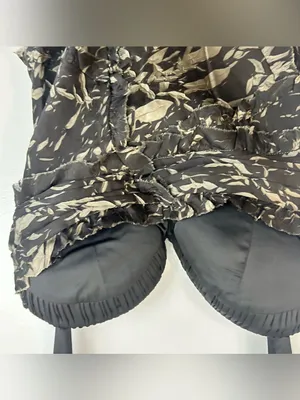 NWT Asos Satin Corset Textrued Asymmetric Grunge Floral Print Mini Dress Size 8 thumbnail 6