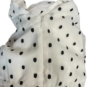 La Maison Talulah Something‎ About You Mini Dress in White Black Polka Dot Print thumbnail 9