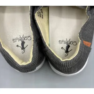 Corkys Kayak Shoes Womens Sz 10 Grey Corduroy‎ Slip On Lightweight thumbnail 3