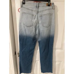 Hollister Jeans Distressed Ripped Dip Dye‎ Raw Hem Straight Leg Denim 3R thumbnail 6