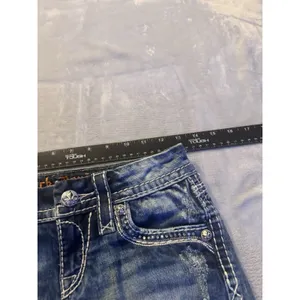 Rock Revival Kai Sequin & Rhinestone Bling Jean Shorts - Size 25 thumbnail 8