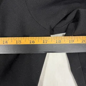Maurices Blazer Black Sheer Back Panel Open Front Professional Work‎ Evening S thumbnail 6
