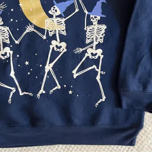 Wound Up Hexes On My Exes Crewneck Sweatshirt thumbnail 3