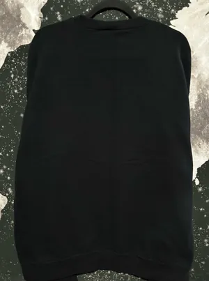 Champion Eco Fleece Black Crewneck Sweatshirt thumbnail 4