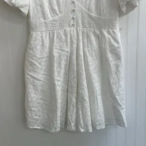 ALTAR’D STATE Briana Eyelet Puff Sleeve Sweetheart Mini Dress in White Size XL thumbnail 9