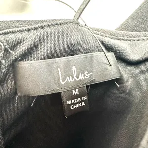 Lulus size Medium reason to celebrate‎ black dress off the shoulder New with TAG thumbnail 7