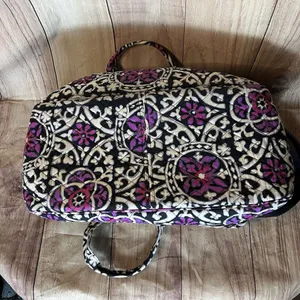 Vera Bradley Grand Traveler Quilted Carry On Bag — Purple Medallion Medi… thumbnail 4