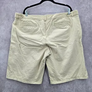 Old Navy Tan Khaki Low Waist Cotton Bottoms‎ Pants Shorts Plus 20 thumbnail 2