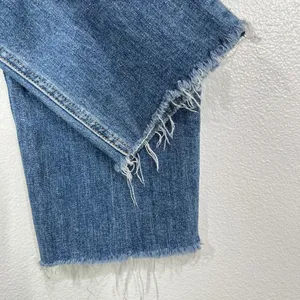 Rag & Bone Dre Low-Rise Boyfriend Marie Womens 32 Denim Blue Distressed‎ Raw Hem thumbnail 8