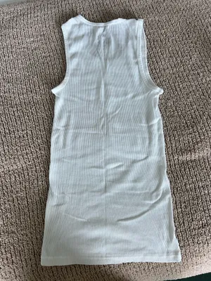 White tank top. Size M #vest #summer thumbnail 3