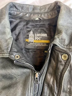 thrashed vintage boots leather jacket / xl, 26” ptp, 25” length / right pocket is missing snap button thumbnail 6