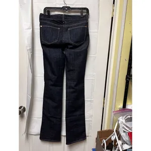 Old Navy The Flirt Jeans Womens Dark Wash Straight Leg Indigo Denim 27x35‎ thumbnail 7