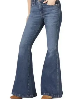 Wrangler retro women’s flare western jeans size 25X30 cowgirl rodeo jeans NWT thumbnail 11