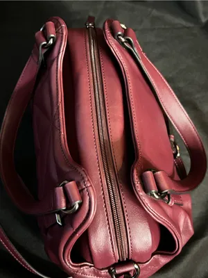 Simply Vera Vera Wang Women’s Quilted Burgundy Satchel thumbnail 8