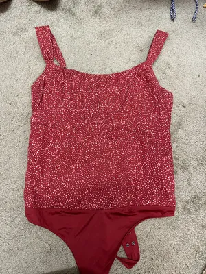 Abercrombie Red Bodysuit thumbnail 1