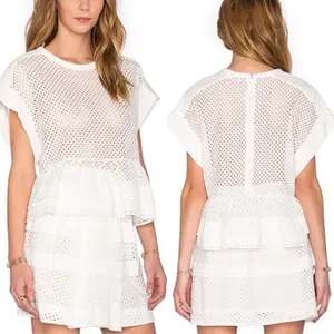 IRO Glen Broderie Anglaise Peplum Top thumbnail 2