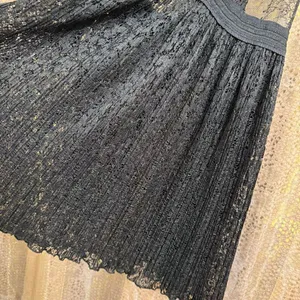 Victorias Secret Black Lace Goth Witchy Pleated Babydoll Nightie Med NWT thumbnail 4