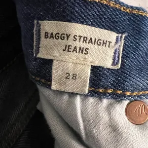 Madewell‎ Women's Baggy Straight High Rise Jeans Dark Worn Indigo Wash Size 28 thumbnail 9